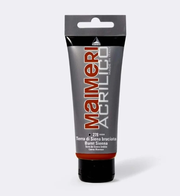 Maimeri Vernice Acrilica Terra Di Siena Bruciata 75ml