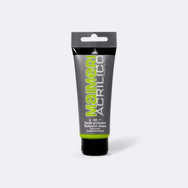 Maimeri Vernice Acrilica Verde Giallastro Chiaro 75ml