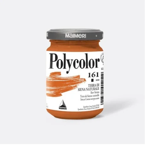 Polycolor 161 Maimeri Terra Di Siena Naturale Tempera Vinilica 140ml