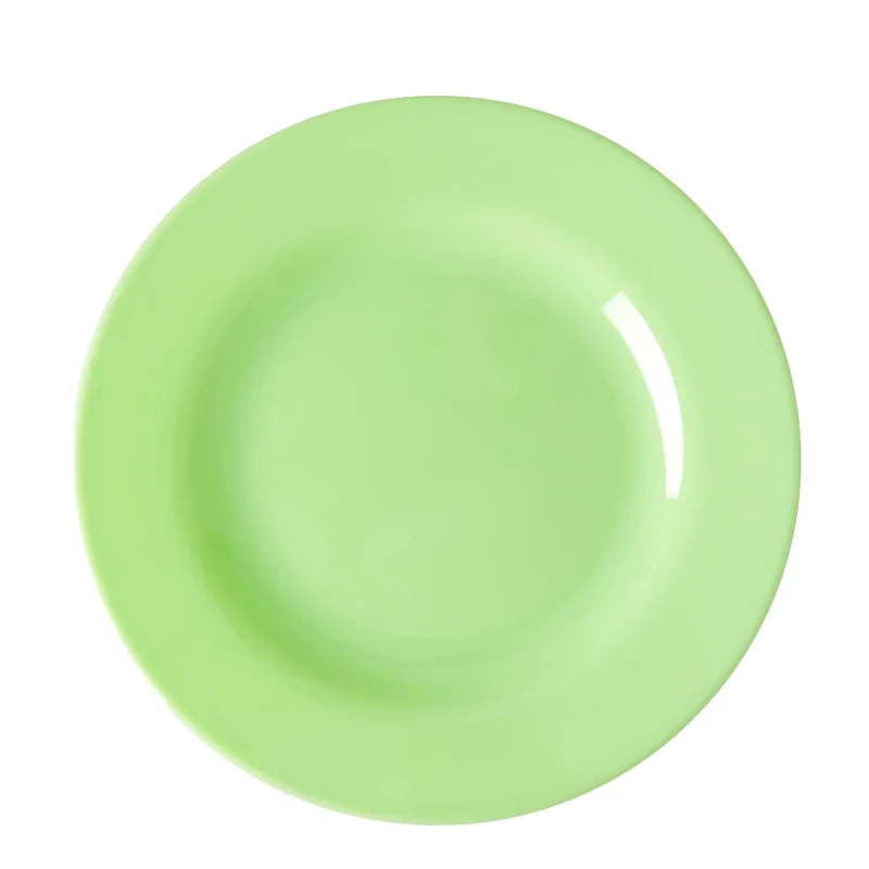Rice Piatto Piano Dessert Melamina Verde Chiaro 20cm