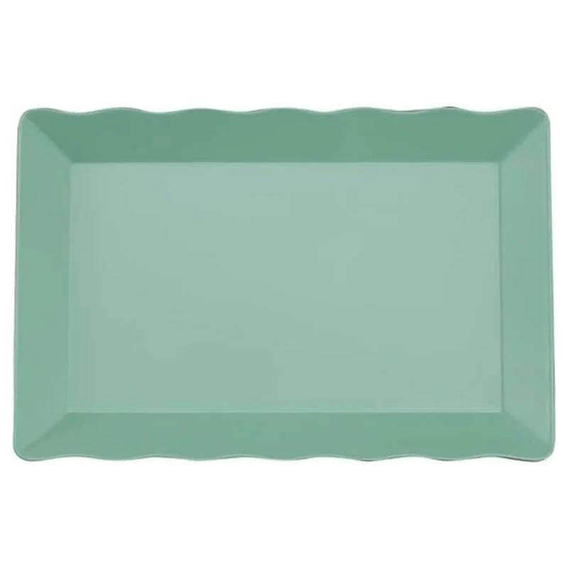 Vassoio In Melamina Verde Menta 20x30cm