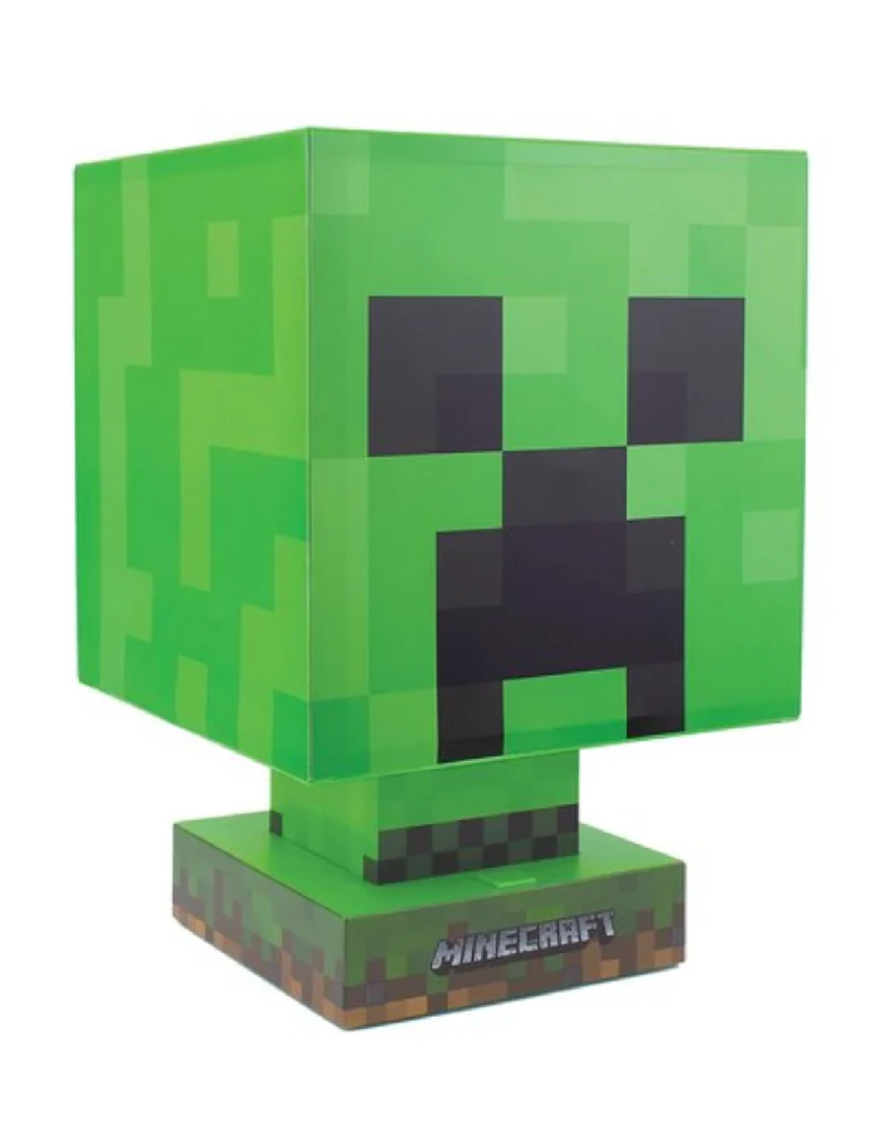 Lampada Creeper Minecraft 30cm