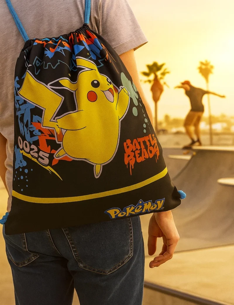 Zaino Sacca Easy Bag Pokémon Pikachu Sing It