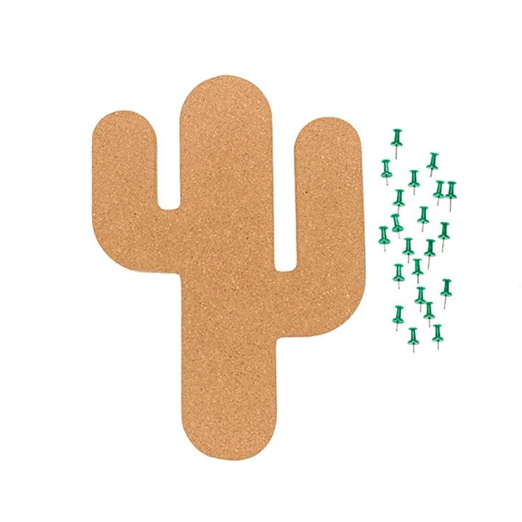 Bacheca in Sughero Sagomata Cactus