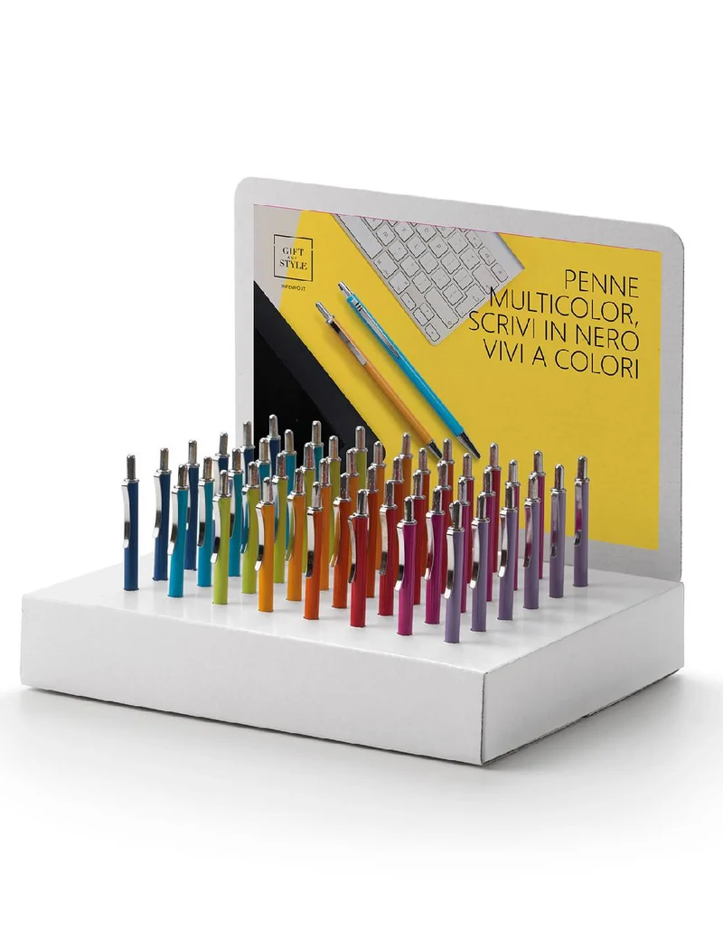 Penna A Sfera In Metallo Colorato InTempo Ready Mini