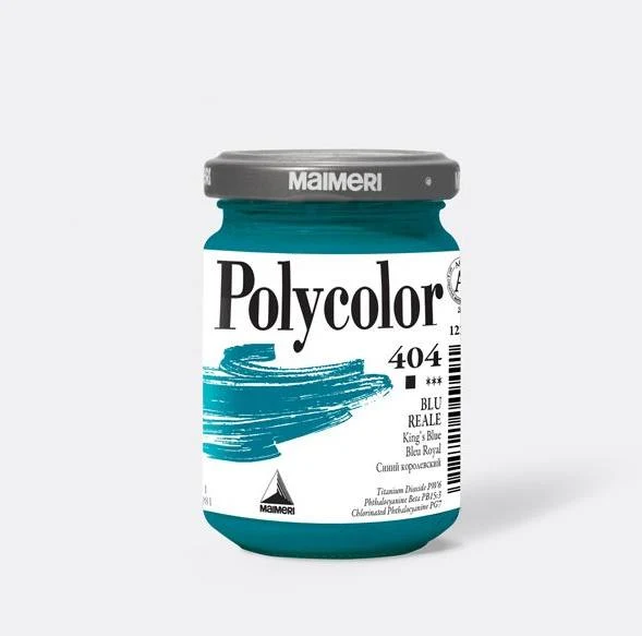 Polycolor 404 Maimeri Blu Reale Tempera Vinilica 140ml