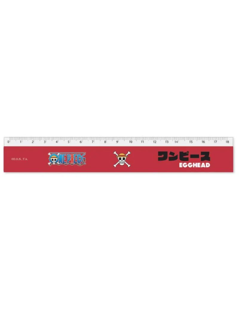 Righello In Plastica One Piece 18cm