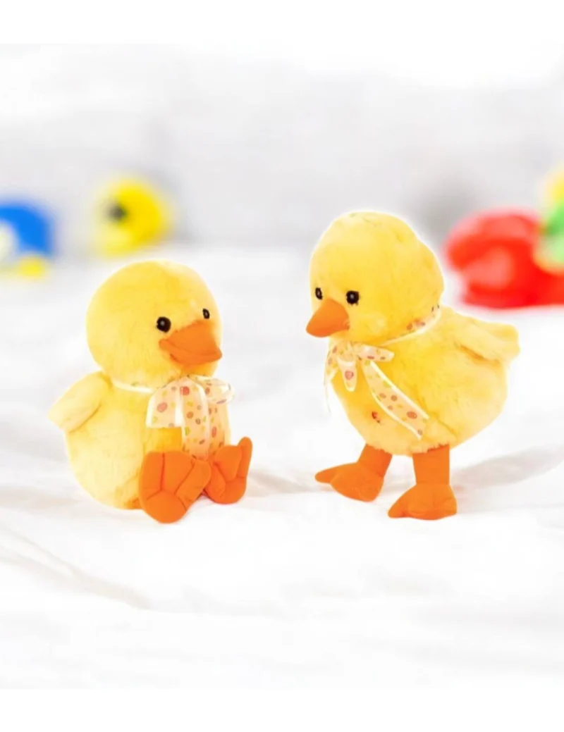 Peluche Papero Pulcino Musicale Con Suono 25cm