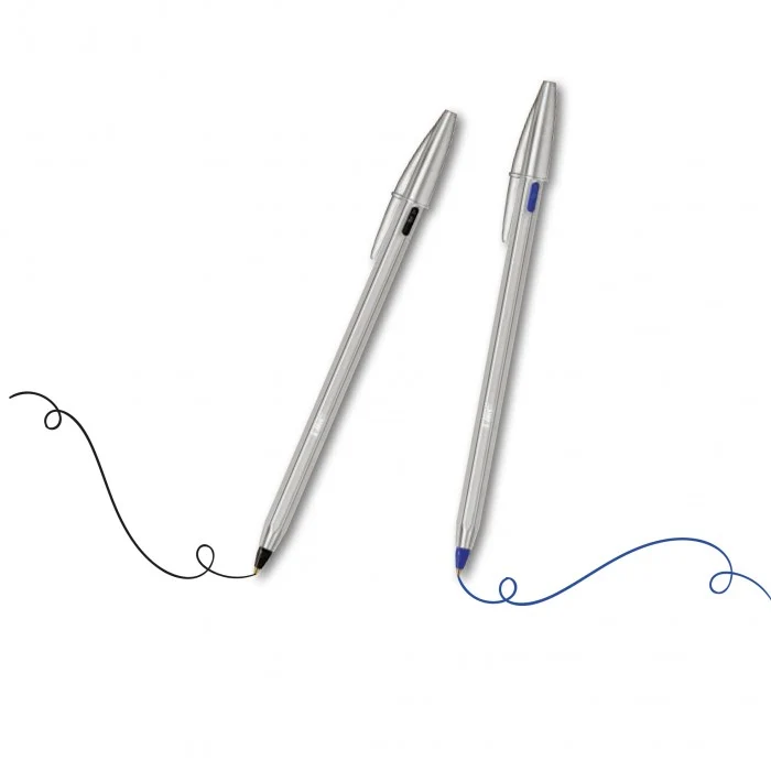 Penna Sfera Bic Cristal Re'New Con 2 Ricariche