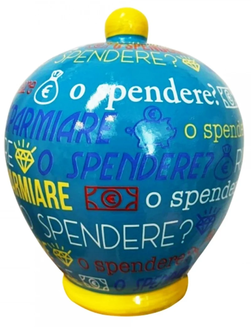 Salvadanaio In Ceramica Spendere