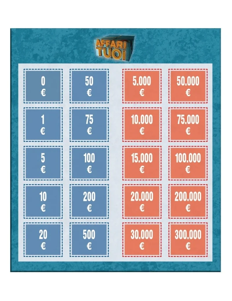 Gioco Di Società Affari Tuoi