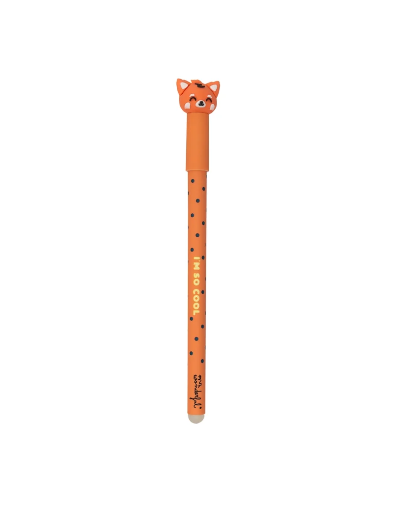 Penna Gel Cancellabile Panda Rosso Wondo I'm So Cool