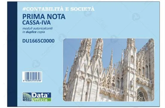 Blocco Prima Nota Cassa IVA Duplice Copie 15x21cm