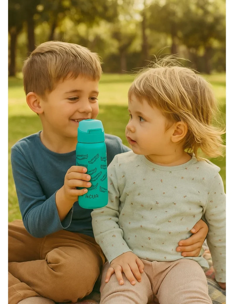 Borraccia Termica In Acciaio Inox Acua Kids Coccodrilli 350ml