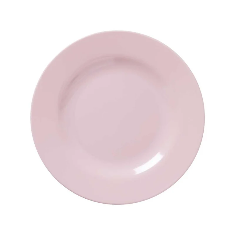 Rice Piatto Piano Dessert Melamina Rosa Chiaro 20cm