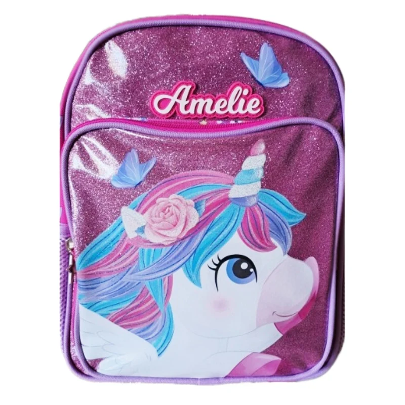 Mini Zaino Asilo Rosa Unicorno Amelie