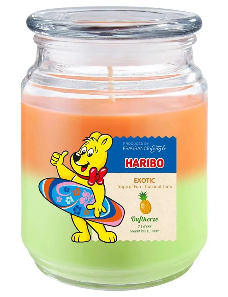 Candela Profumata In Vetro Haribo 510gr - Exotic