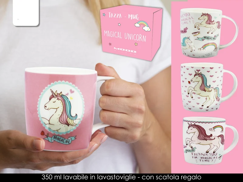 Tazza Magic Unicorno Assortito