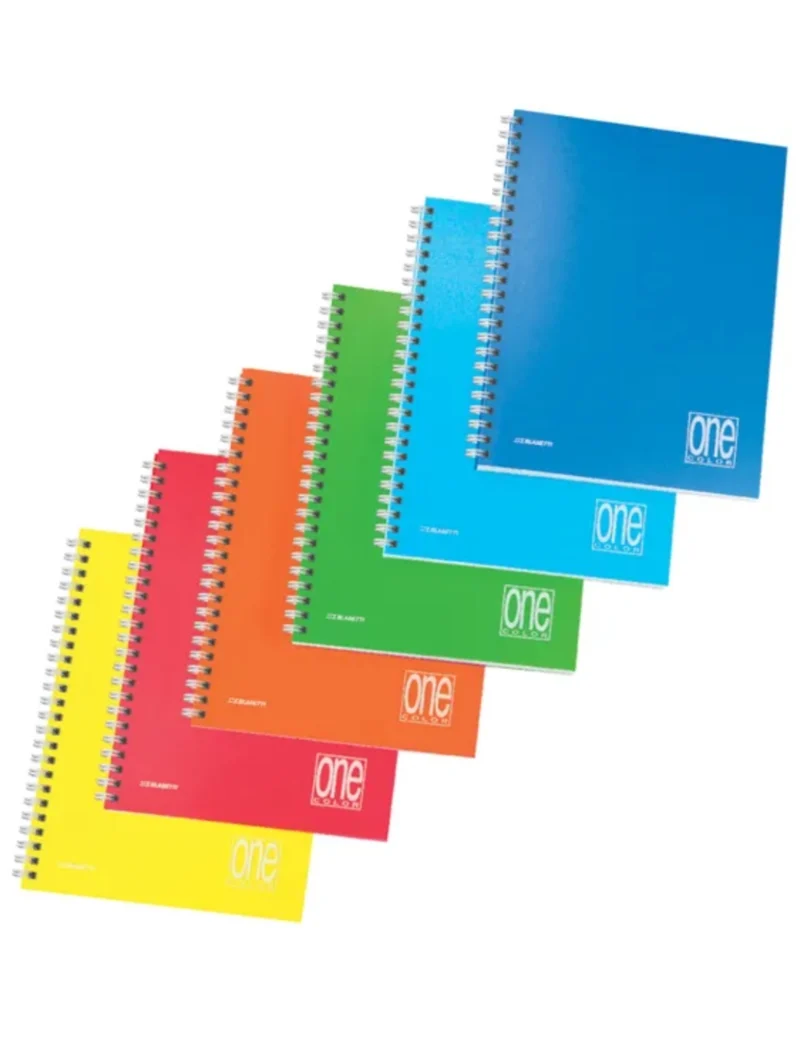 Maxi Quaderno Spiralato PPL One Color Senza Fori 80+1ff 80g A4