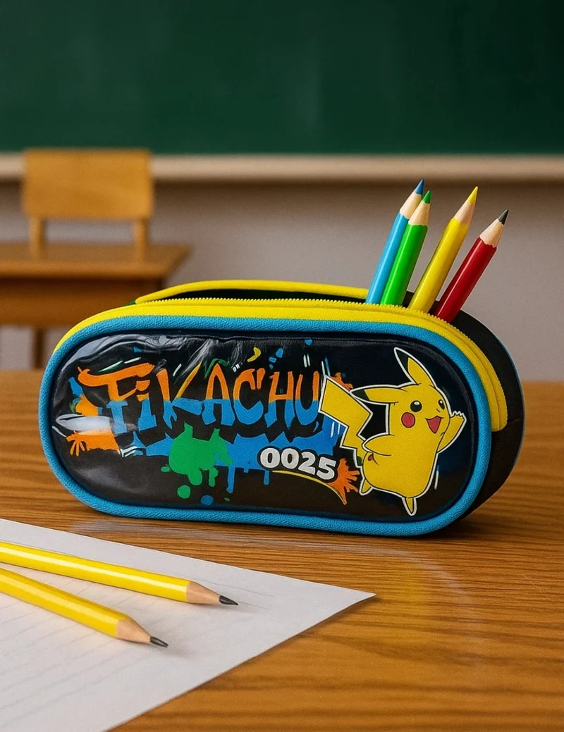 Astuccio Portapenne Ovale Seven Round Plus Pokémon Sing It