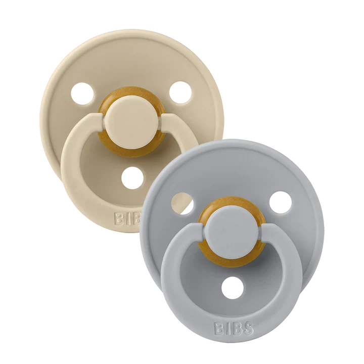 Set di 2 Ciucci Bibs Symmetrical - Colour Pacifier - Vanilla e Cloud