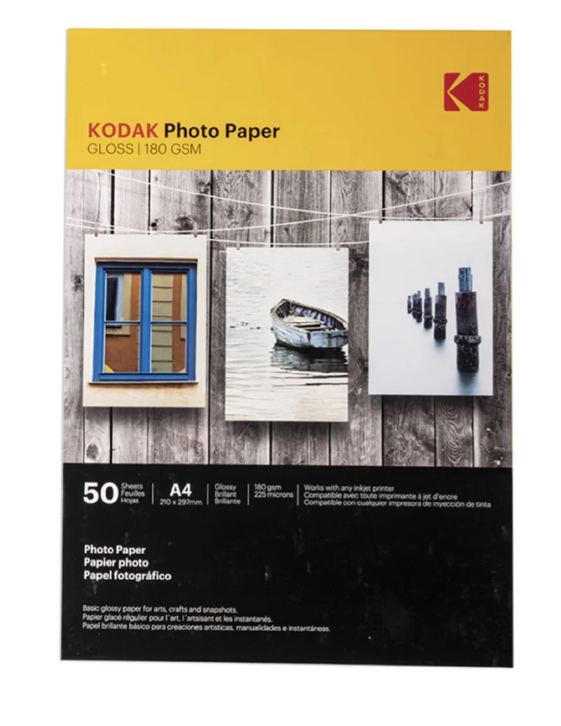 Carta Fotografica Kodak Gloss A4 180gr 210x297mm