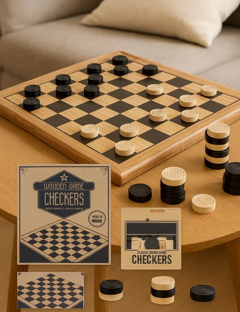 Scacchiera In Legno Gioco Della Dama