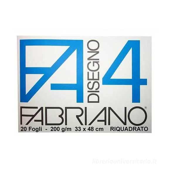 Album da Disegno Fabriano Liscio 220g 33x48cm 20 Fogli