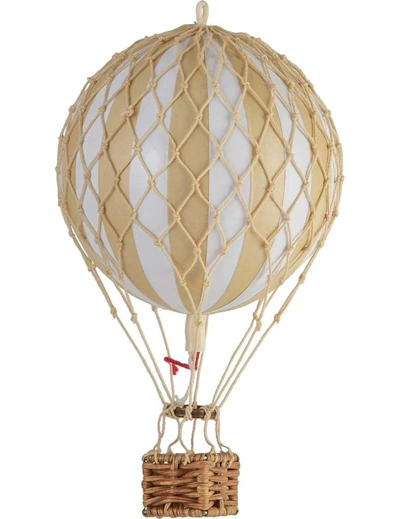 Mongolfiera White Ivory Accessorio Cameretta 13cm