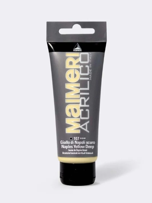 Maimeri Vernice Acrilica Giallo Di Napoli Scuro 75ml