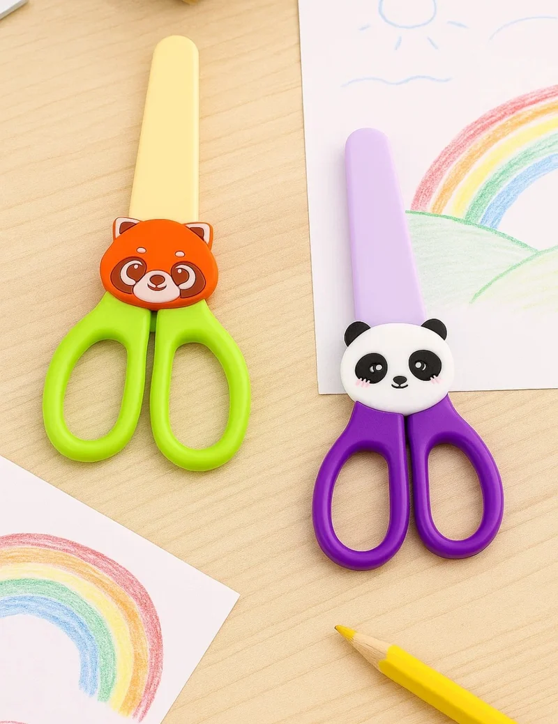 Forbici Per Bambini Con Custodia Animali Dolci