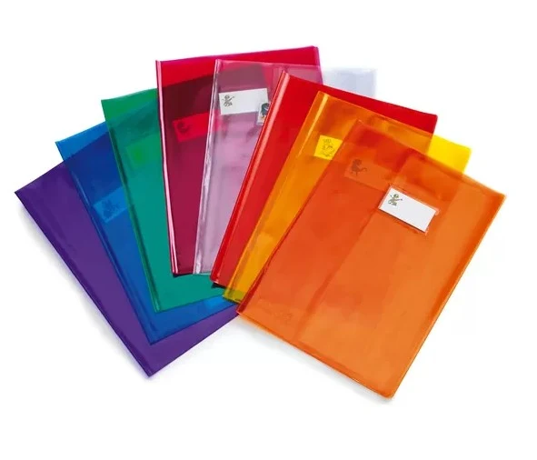 Copertine Trasparenti PVC Colorate A4 Per Quaderni