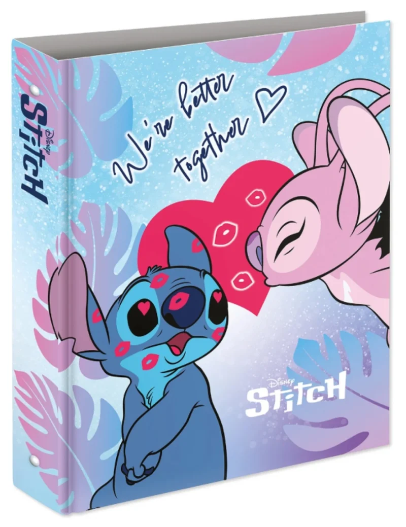 Maxi Raccoglitore Ad Anelli Stitch E Angel