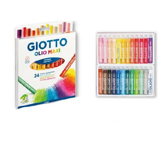 Giotto Pastelli Ad Olio Maxi 24 Colori