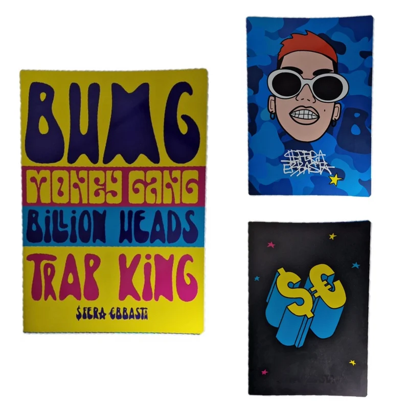Sfera Ebbasta Maxi Quaderno A4