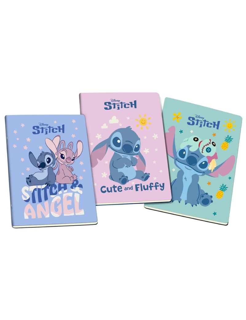 Maxi Quaderno Disney Stitch E Angel 24ff 100gr A4