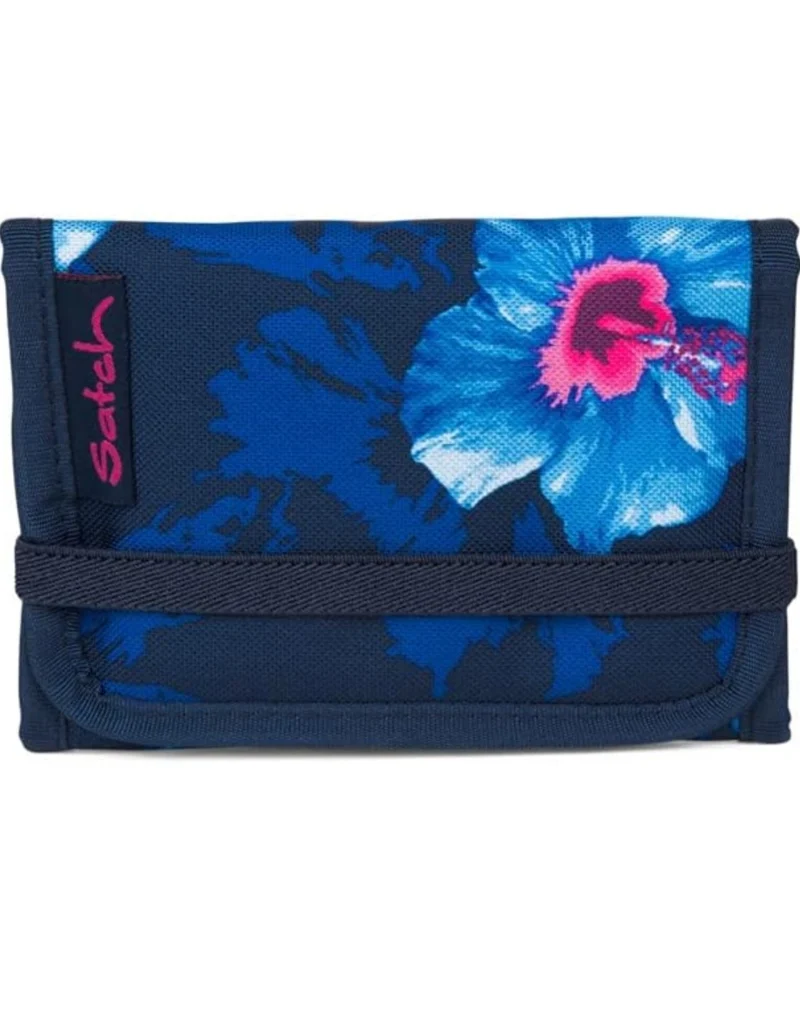 Satch Portafoglio Waikiki Blu Floreale