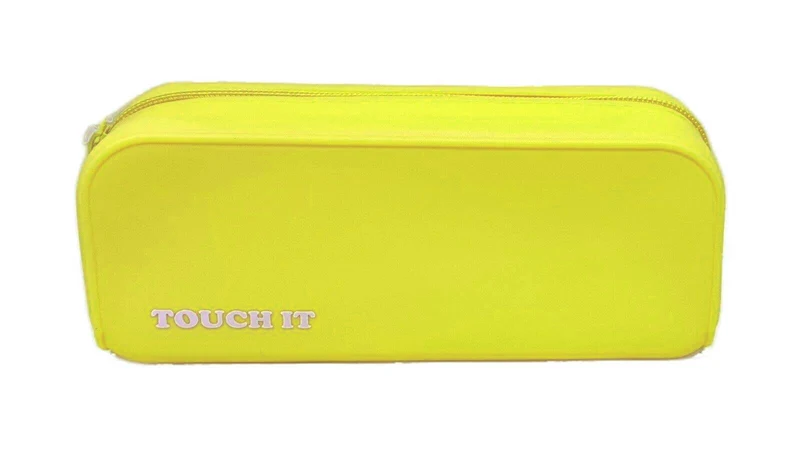 Astuccio Portapenne in Silicone Giallo