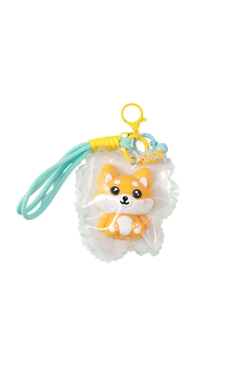 Portachiavi Squishy Antistress Jellypop Shiba