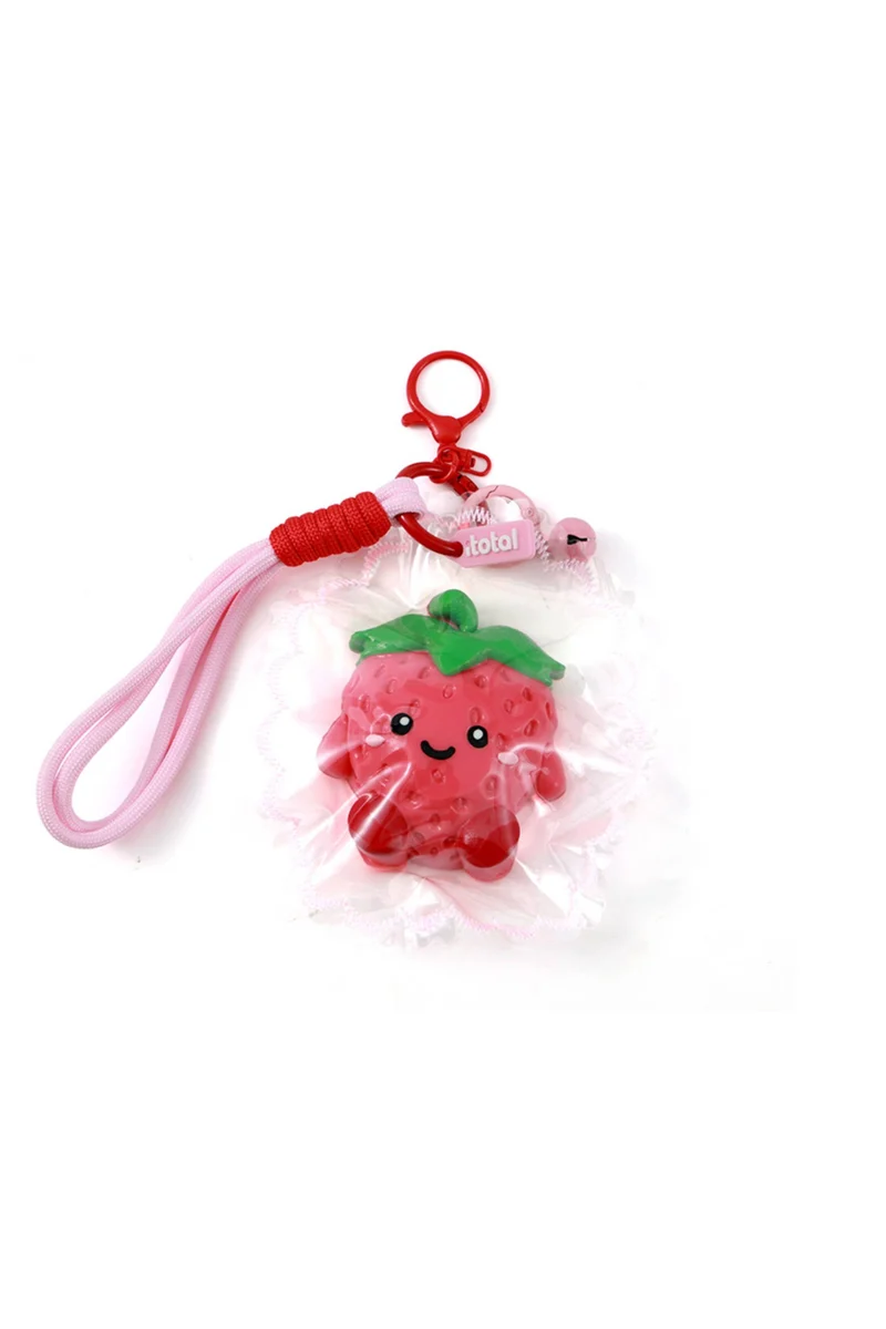Portachiavi Squishy Antistress Jellypop Stella Strawberry