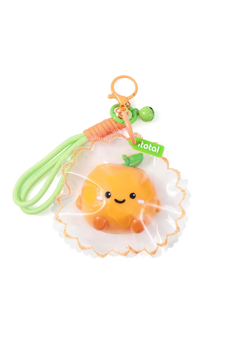 Portachiavi Squishy Antistress Jellypop Olly Orange