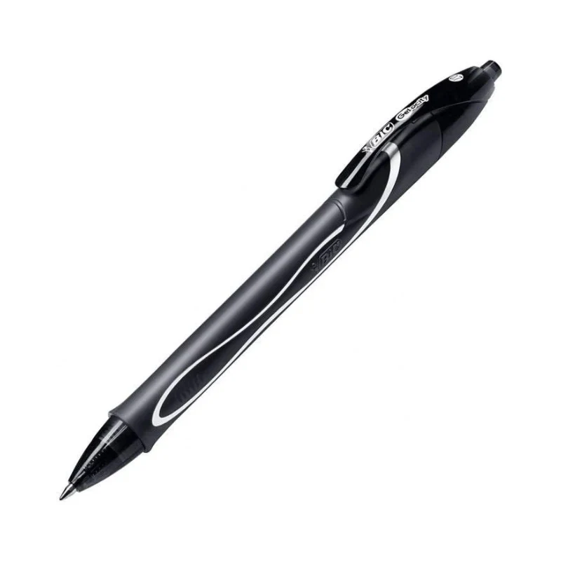 Penna Bic Gelocity Quick-Dry 0,7 Scatto Nera