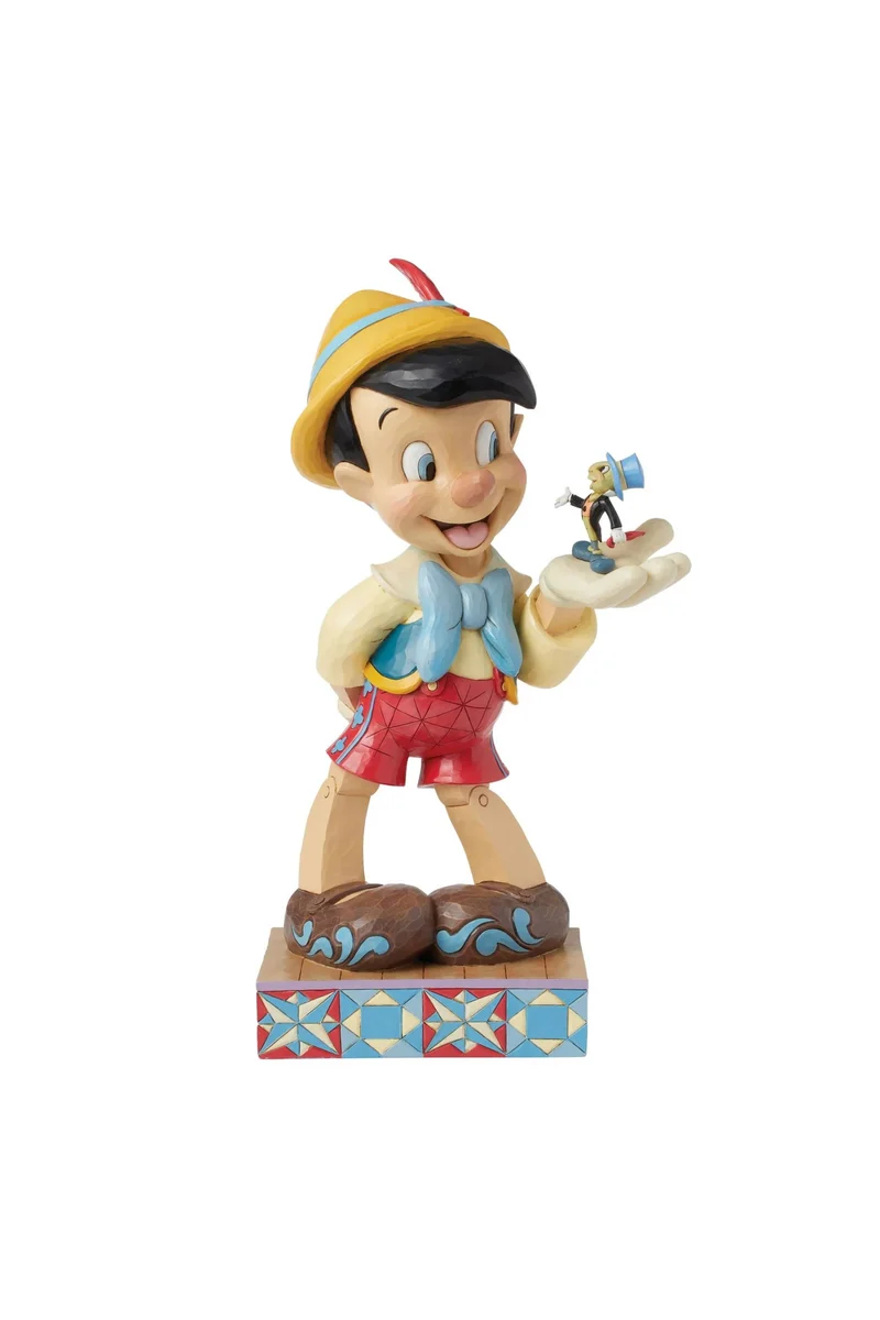 Statuina Action Figure Disney Pinocchio E Grillo Parlante 39cm