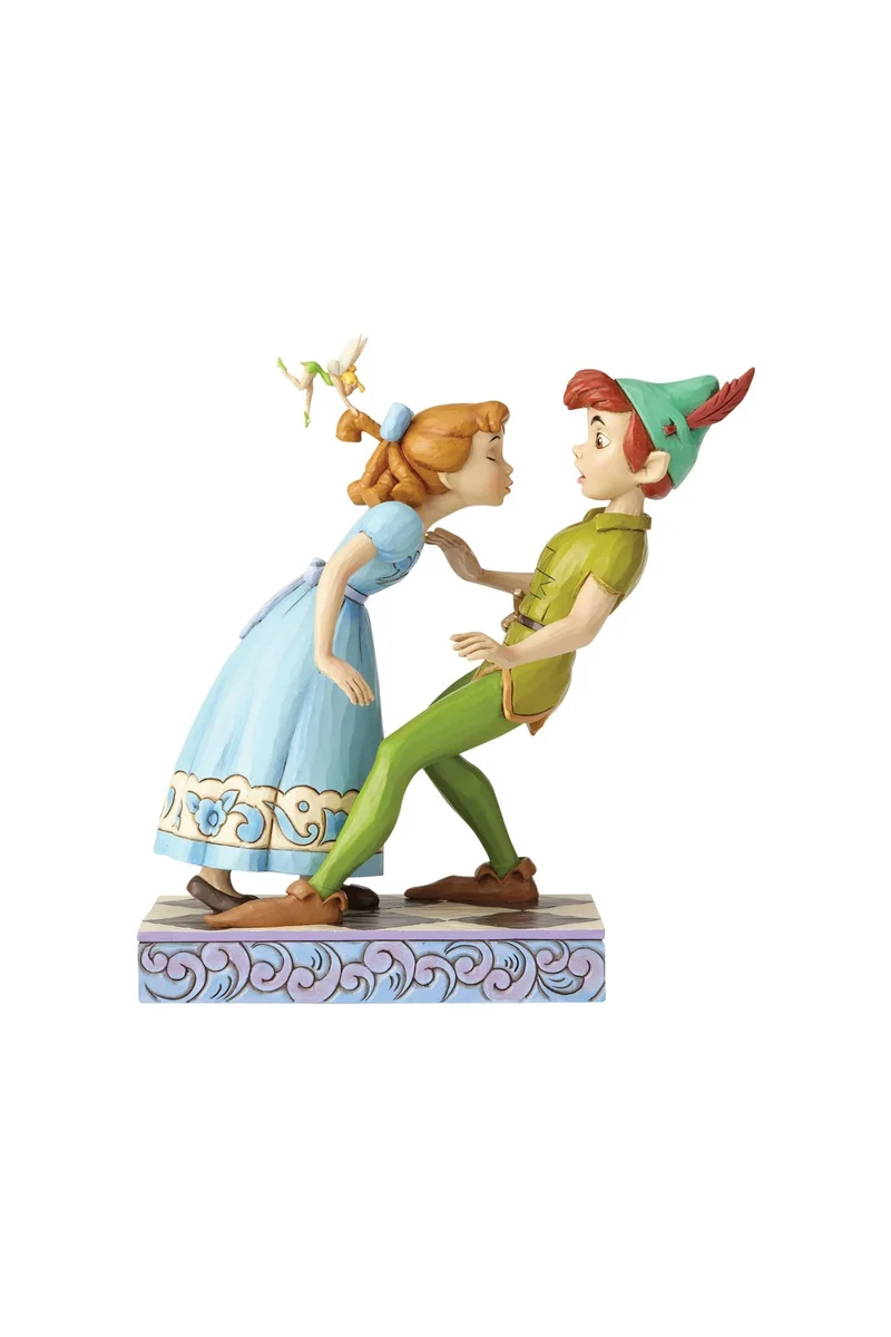 Statuina Action Figure Disney Diorama Peter Pan E Wendy 19cm