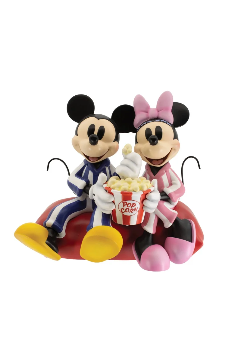 Statuina Action Figure Disney Topolino E Minnie Serata Cinema 15cm