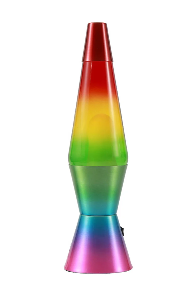 Lampada Lava LED Spaceship Rainbow