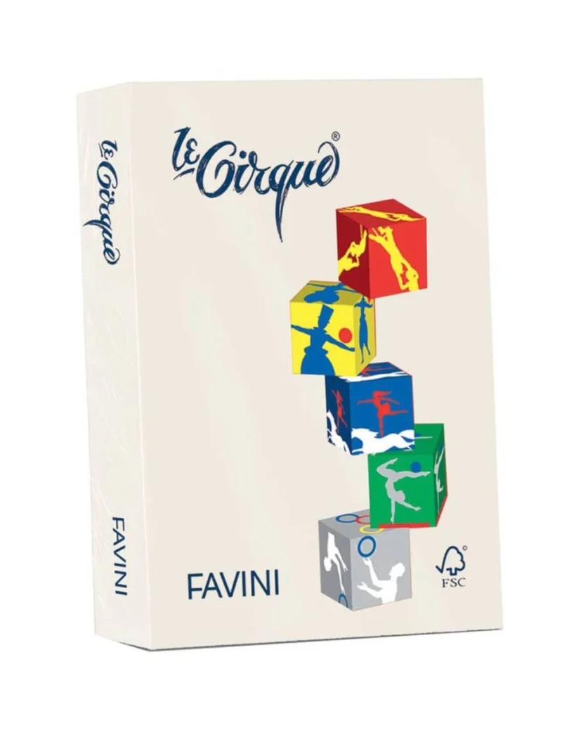 Risma Di Carta Colorata Favini Le Cirque A4 Avorio 80g 500 Fogli