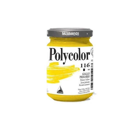 Maimeri Polycolor 116 Giallo Primario Tempera Vinilica 140ml