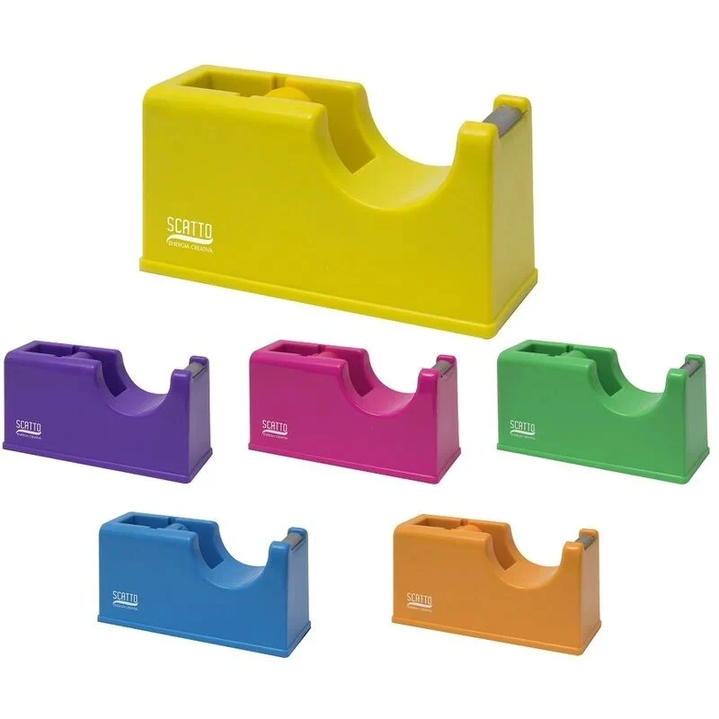 Dispenser Da Banco Per Nastri Adesivi 33mt Scatto