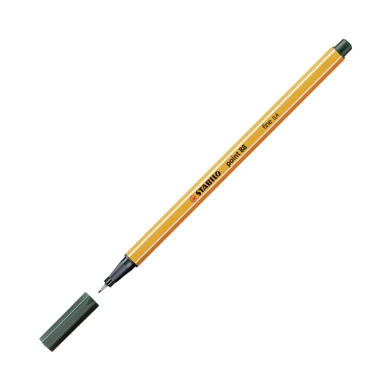 Penna Stabilo Pen 88 Pennarello Verde Oliva 63
